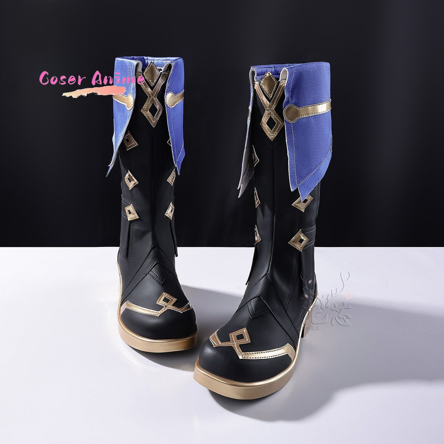 Cosplay Prop Making - Spiel Genshin Impact Mitya Cosplay Schuhe