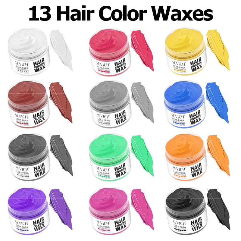 Hair Spray Color - Haargefärbter Schlamm, Haarfarbe, Wachs, leicht zu