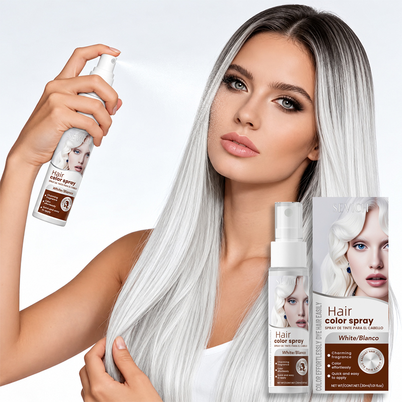 Hair Spray Color - Halloween Weißes Haarfärbespray 30ml Temporäre Abwaschbare