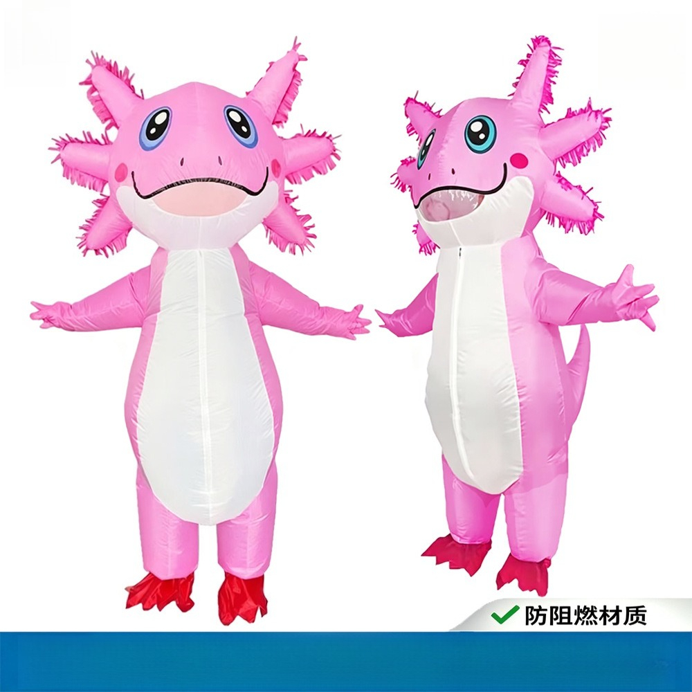 Cosplay Prop - Halloween Salamander Aufblasbares Maskottchen-Kostüm Party-Atmosphäre Cosplay-Kleid