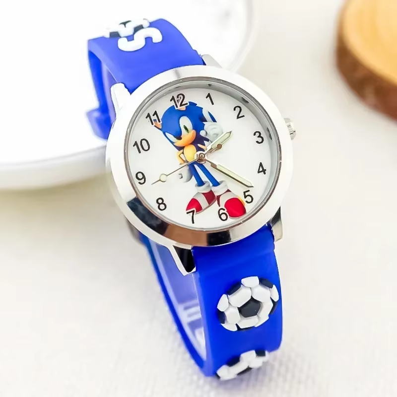Cosplay Fire Prop - Neue, angesagte, niedliche Sonic-Anime-Outdoor-Quarzuhr, elektronisches Spielzeug,