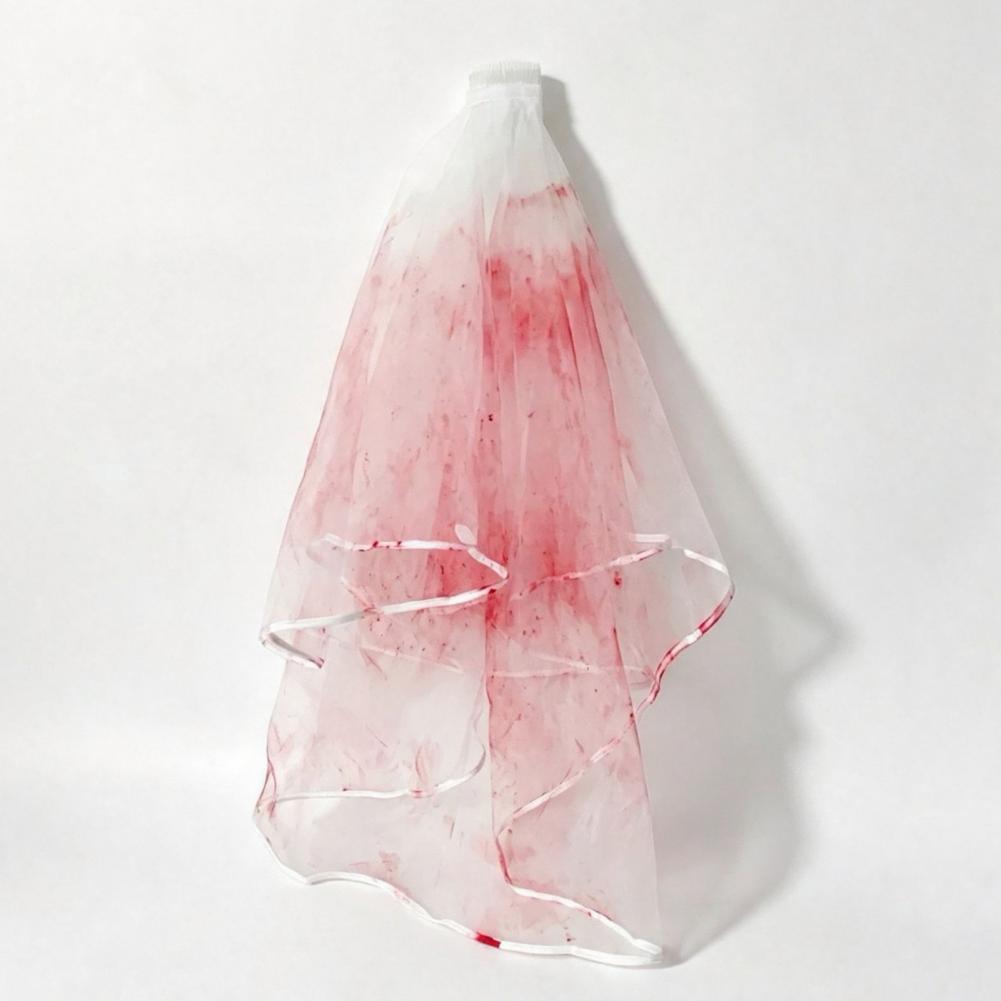 Easy Cosplay Prop - Leicht zu tragender Haarkamm-Schleier, Geisterbraut-Cosplay-Schleier mit