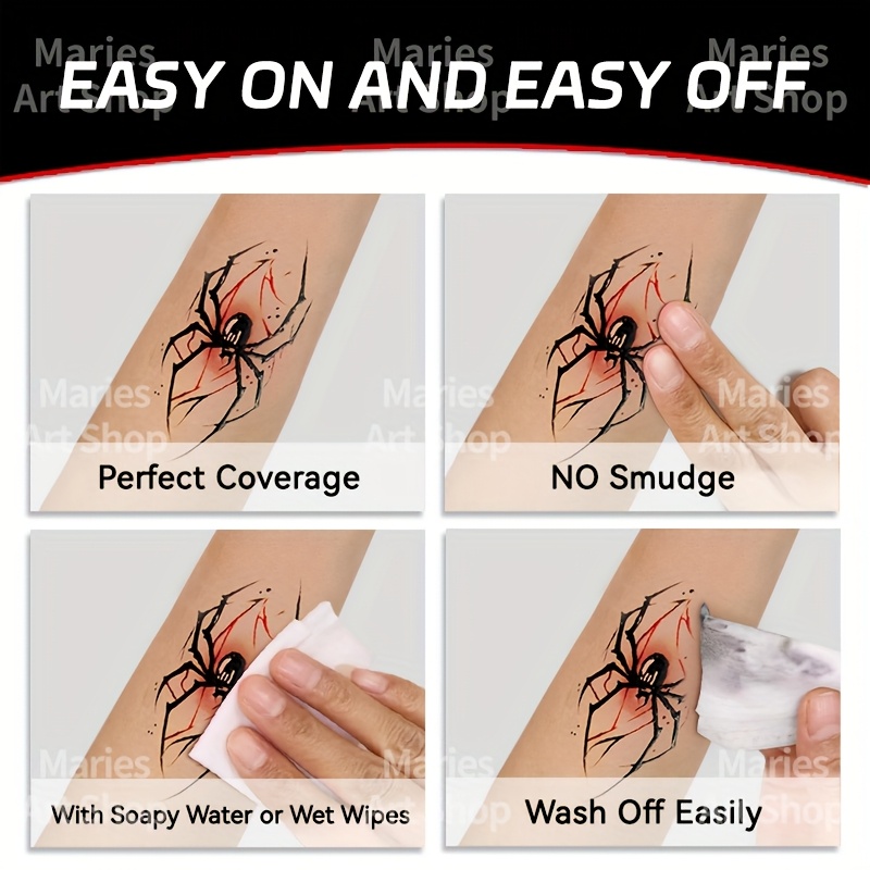 5-teiliges schwarz- und clownw – Cosplay Prop Paint Bewertung und Preis
