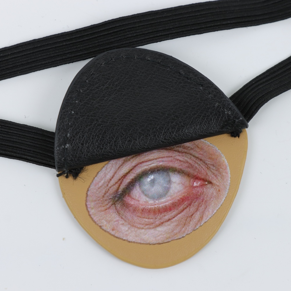 Schwarze PU-Leder-Piraten-Auge – Cosplay Prop Bewertung und Preis